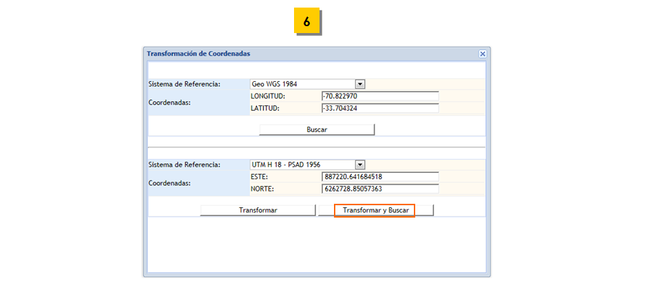 Transformar y buscar